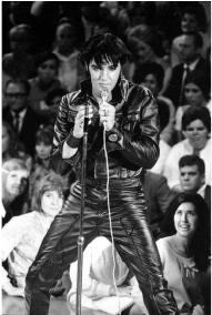 Elvis in his '68 Comeback Special